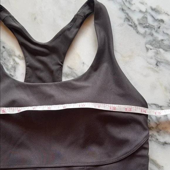 Fabletics Sport Short Onesie Charcoal Romper Women’s size Medium. - Picture 13 of 16